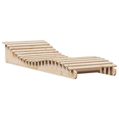 vidaXL Leżak, 205x70x31,5 cm, lite drewno sosnowe