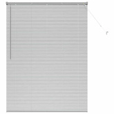 Żaluzje weneckie Srebrny 175 x 130 cm Aluminium