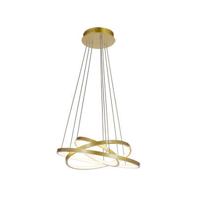 Lampa wisząca LED 60W 50cm złota LUNE 33-76397