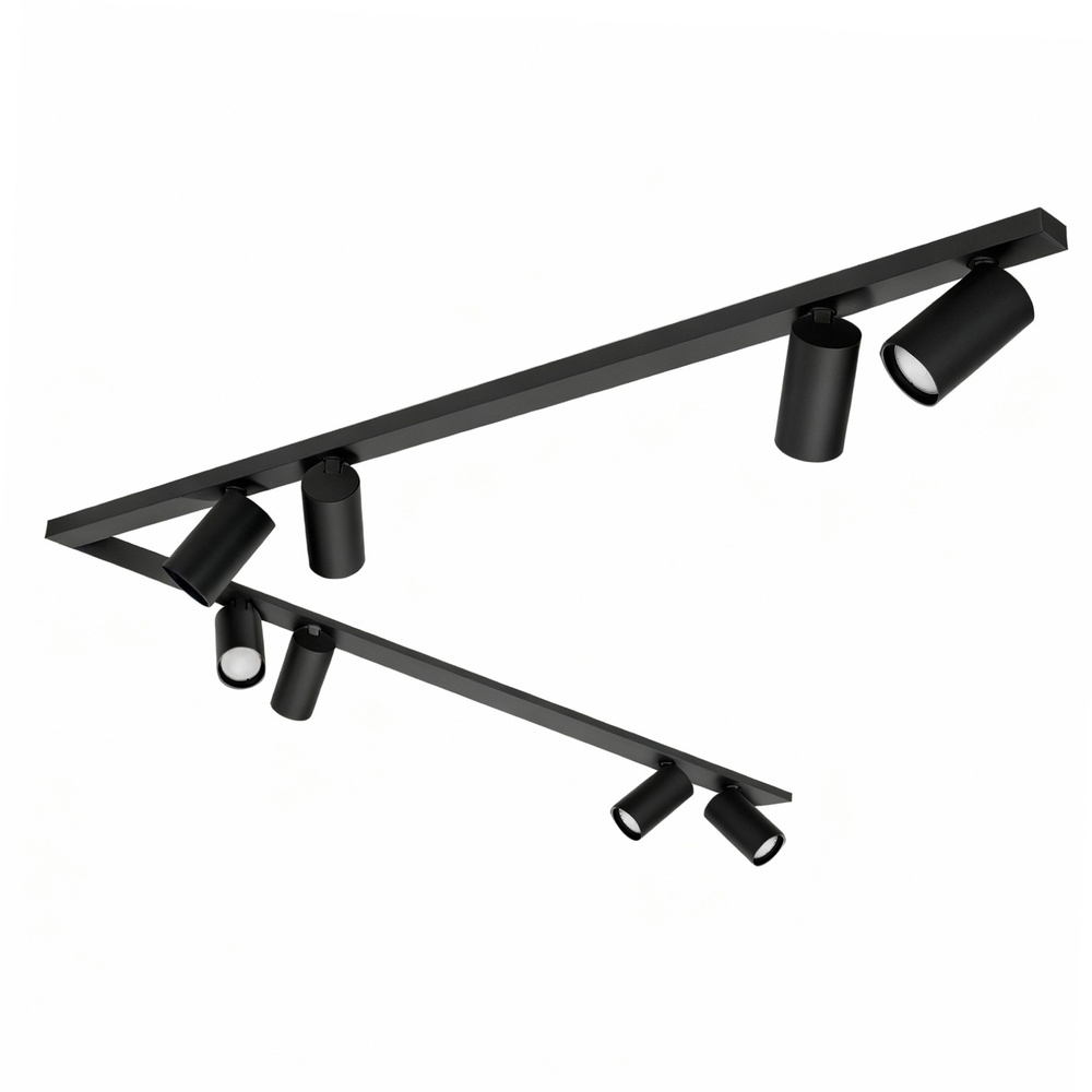 Lampa sufitowa BORA KJ2109 8xGU10 czarny