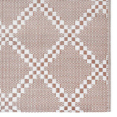 vidaXL Dywan na zewnątrz, brązowy, 120x180 cm, PP