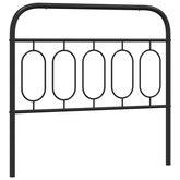 Metalowe wymienne wezgłowie, czarne, 100 cm