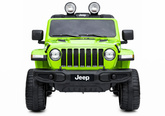 Auto na Akumulator Jeep Rubicon Światła LED MP3 Pilot 4x4 Zielony