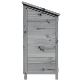 Shed ogrodowy Szary 59 x 56 x 113,5 cm Drewno Świerkowe