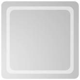 vidaXL Lustro łazienkowe z LED, 60x60 cm