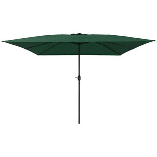 Parasolka ogrodowa Zielony 295 x 295 x 245 cm Poliester i Stal