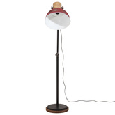 Lampa stojąca, 25 W, postarzany czerwony, 30x30x100-150 cm, E27