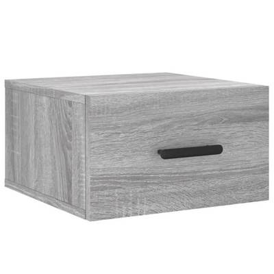 vidaXL Wiszące szafki nocne, 2 szt., szary dąb sonoma, 35x35x20 cm model standard