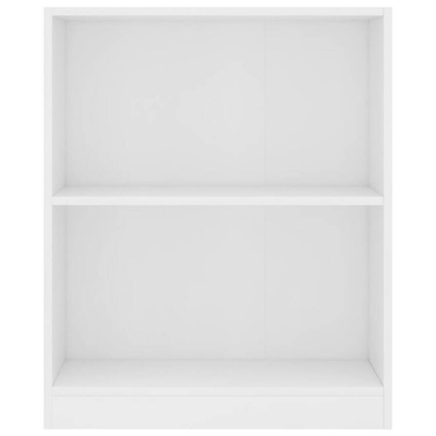 vidaXL Szafka na książki, biała 60x24x76 cm, materiał drewnopochodny