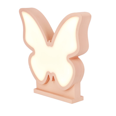 Butterfly lampa stołowa 14w led 3000k iq kids różowy