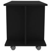 vidaXL Szafka pod TV, czarna, 80x40x45 cm, materiał drewnopochodny