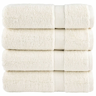 Ręczniki premium SOLUND, 4 szt., kremowe, 50x100 cm, 600 g/cm?