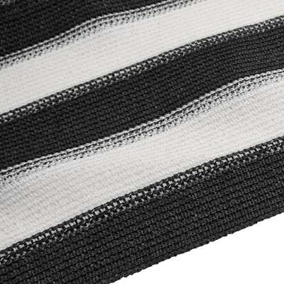 Siatka cieniująca, antracytowo-biała, 1,2x25 m, HDPE, 75 g/m?