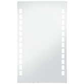 vidaXL Ścienne lustro łazienkowe z LED, 60 x 100 cm