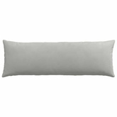 Poduszki na sofę 2 pcs Jasnoszary 120 x 40 cm tkanina