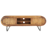 vidaXL Szafka pod TV, 140x30x45 cm, lite drewno sheesham