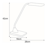 Lampka biurkowa K-BL1205 czerwona z serii TYMEK KAJA