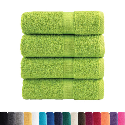 Ręczniczki premium SOLUND, 4 szt., zielone, 30x50 cm, 600 g/cm?