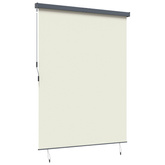 Roleta kremowy 200 x 250 cm Materiał i Aluminium