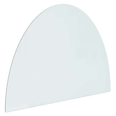 Szklana płyta kominkowa przezroczysty 800 x 600 mm Szkło