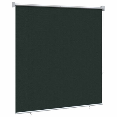 Roleta zewnętrzna 90% blokada UV Ciemnozielony 140 x 140 cm