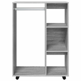 Szafka, szary dąb sonoma, 80x40x110 cm, materiał drewnopochodny