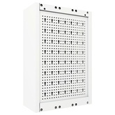 Ścienna szafka narzędziowa, metalowa, szaro-czarna