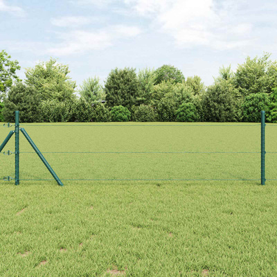 Ogrodzenie heksagonalne 0,8 x 10 m PVC zielony