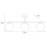 Lampa sufitowa K-5169 z serii GAMMA