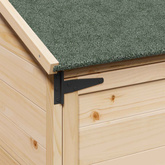 Shed ogrodowy naturalny 59 x 56 x 113,5 cm Drewno Świerkowe