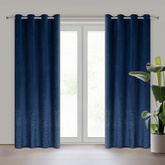 Zasłona Ariadna granatowa 140x250