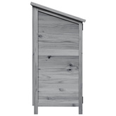 Shed ogrodowy Szary 106 x 56 x 113,5 cm Drewno Świerkowe