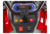 Quad na Akumulator BDM0906 Pompowane Koła Światła LED MP3 Czerwony