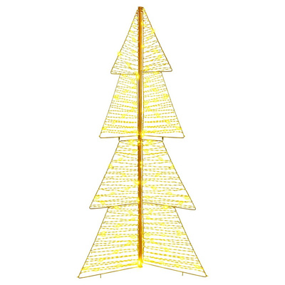 Choinka z 160 diodami LED Ciepła biel 150 cm PET