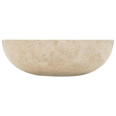 40 x 12 cm, marmurowa, kremowa Umywalka,