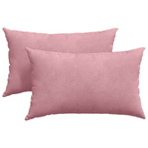 Poduszki na sofę 2 pcs Różowy 50 x 30 cm Tkanina sztruksowa