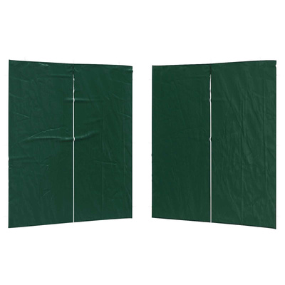 Ściana boczna namiotu na imprezy 2 pcs zielony 200 x 195 cm