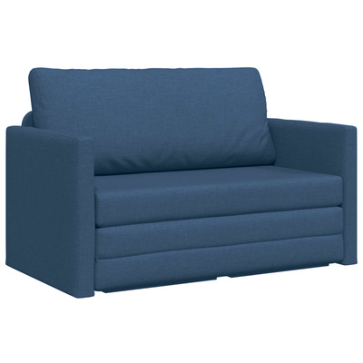 Sofa Bed Niebieski 124 x 71 x 78 cm tkanina