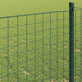 Ogrodzenie Euro 1 x 25 m Żelazo pokryte PVC zielony