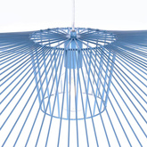 Lampa wisząca KP-21 NIEBIESKI z serii KAPELUSZ