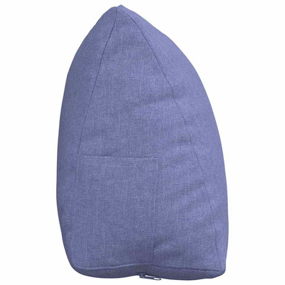 Poduszka na plecy Niebieski dżins 45 x 20 x 35 cm tkanina