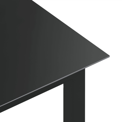 9-częściowy zestaw mebli ogrodowych, aluminium, antracytowy