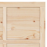Drzwi przesuwne naturalny 90 x 208 cm Lite drewno sosnowe
