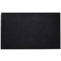Wycieraczka przed drzwi, PCV, 90 x 120 cm, czarna