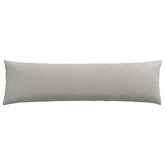 Poduszki na sofę 2 pcs Jasnoszary 145 x 40 cm tkanina