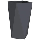 Donica 2 pcs Antracyt 40 x 40 x 75 cm Stal