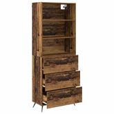 Highboard Stare drewno 69,5 x 34 x 180 cm Drewno inżynieryjne