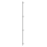 vidaXL Lustro ścienne z LED, 50x100 cm, szklane, prostokątne