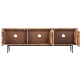 vidaXL Szafka pod TV, 140x30x45 cm, lite drewno sheesham