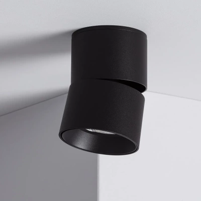 Lampa punktowa Czarna 7W Spot Led 2700-3200K Abruzzo Romeo